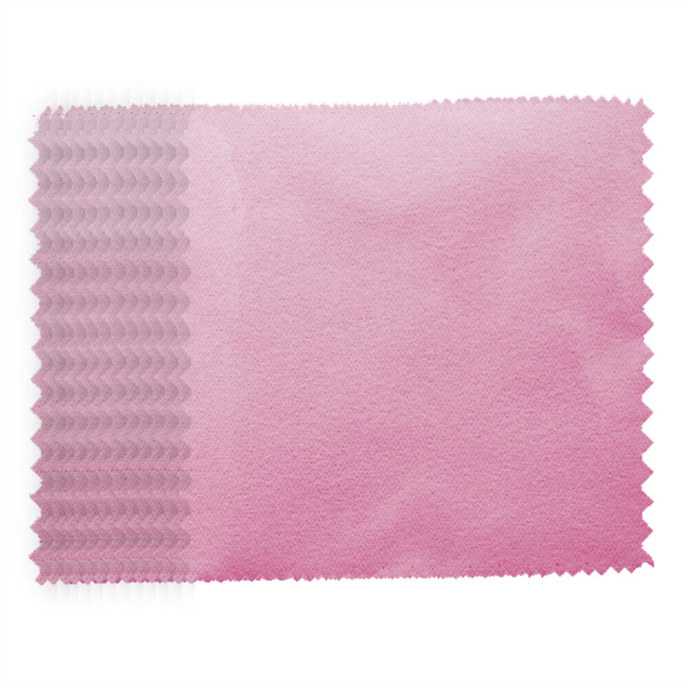 (Pink) 50 Pack Polishing Cloth Accessories Jewelry Tool Wiping Cloths