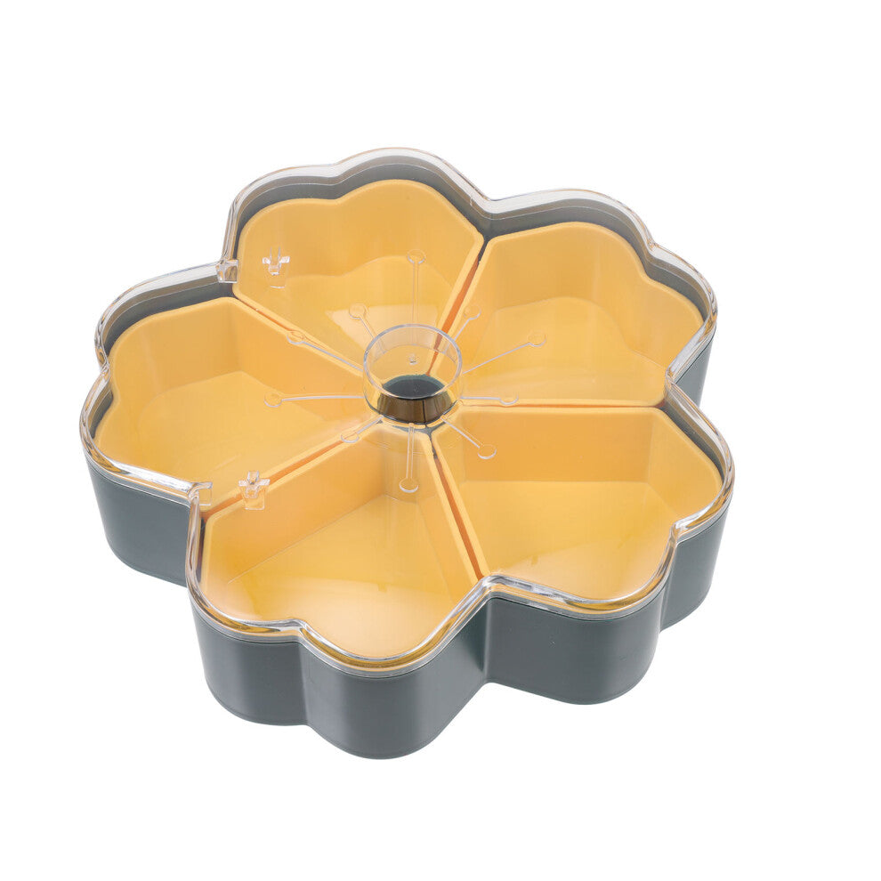 Rotatable Snacks Tray Multi-Function Dried Fruits Nut Container