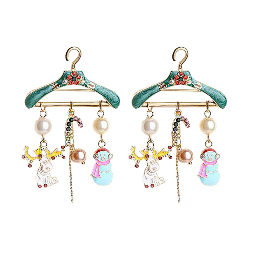 2pcs Christmas Brooch Elegant Corsages Holiday Dress Accessories