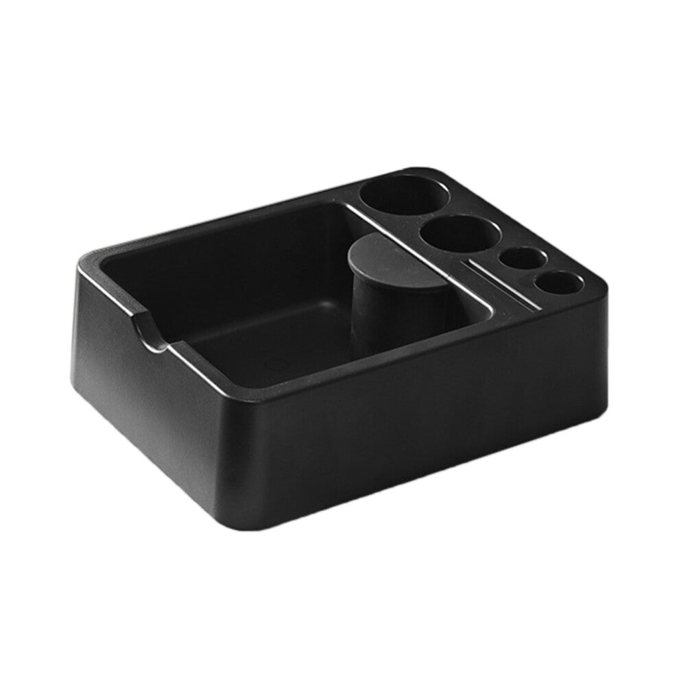 Modern Coffee Accessories Storage Box With Not Slip Base-Black