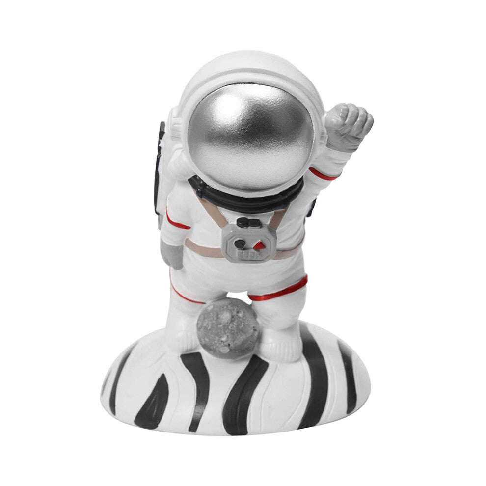 Multifunction Creative Astronaut Shaped Wine Rack Cute-silver