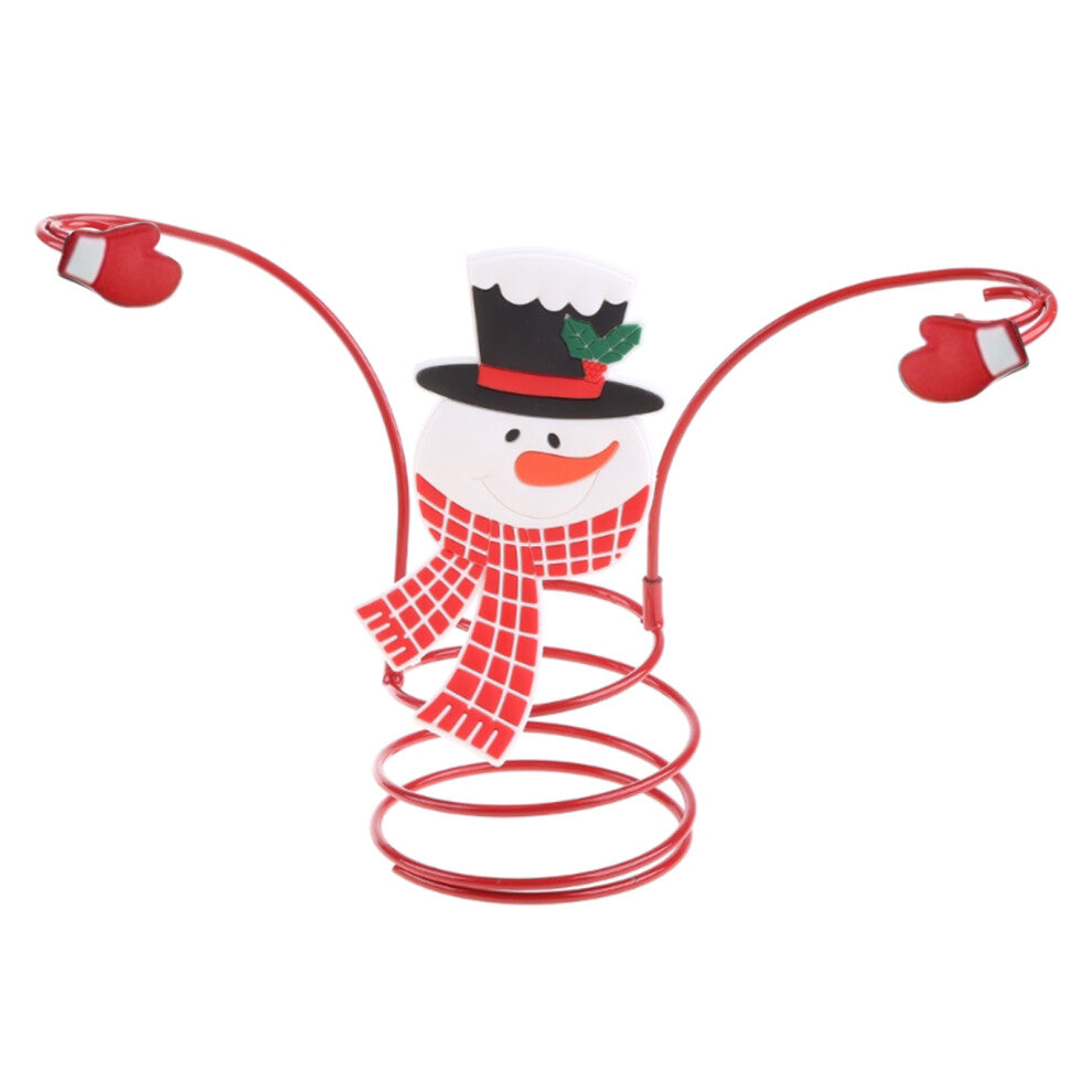 Christmas Wine Bottle Glass-   Snowman