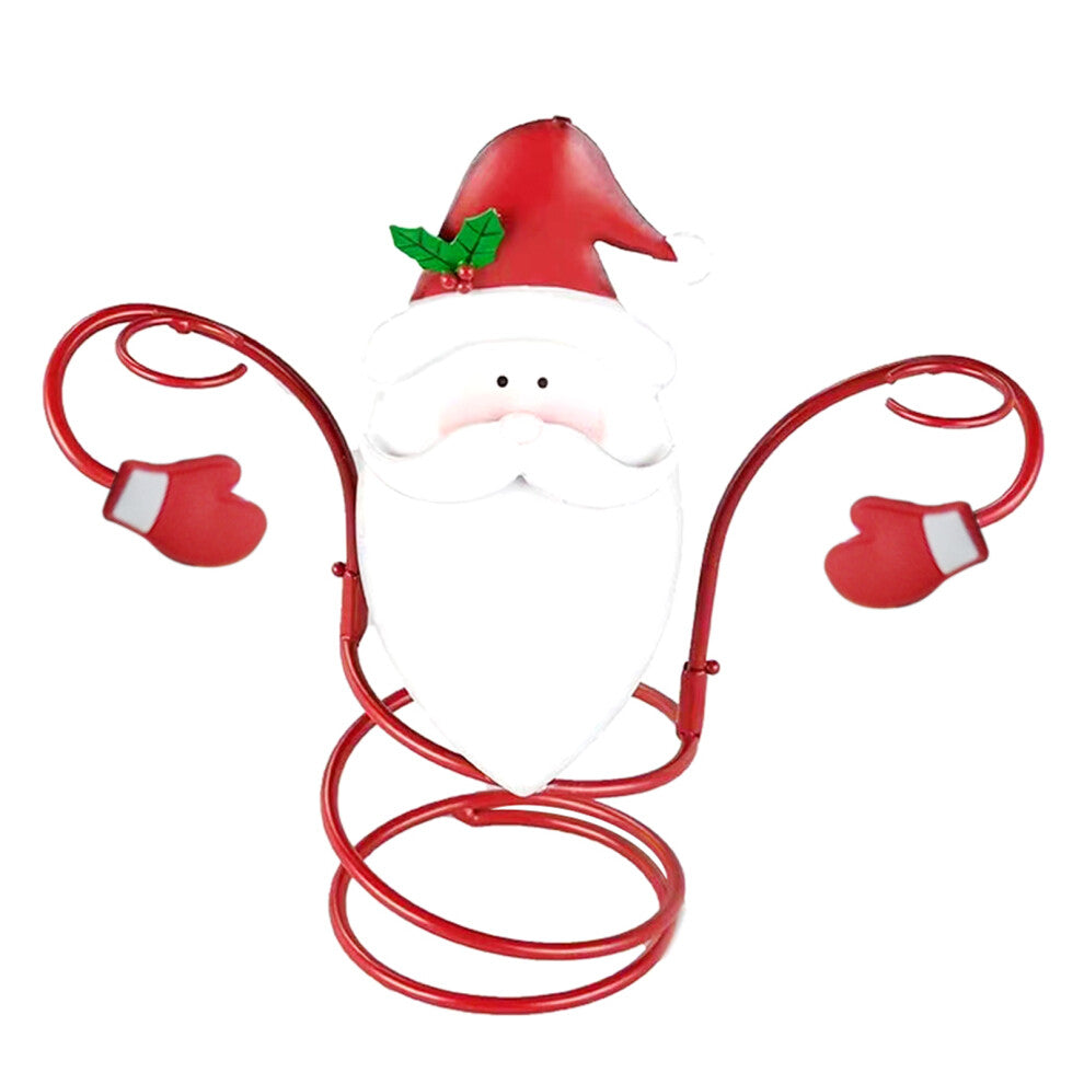 Christmas Wine Bottle-   Grandpa with red hat