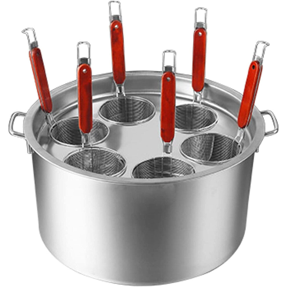 Noodle Boiler Stainless Steel Pasta Cooker Stock Pot with Insert Strainer for Home Kitchen and Restaurant Use