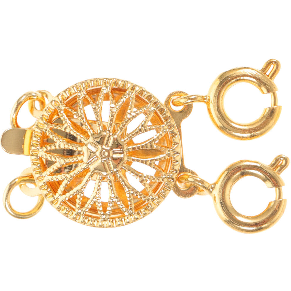 Sunflower Necklace Accessories Man Miss Stacking Clasp Multi Strand