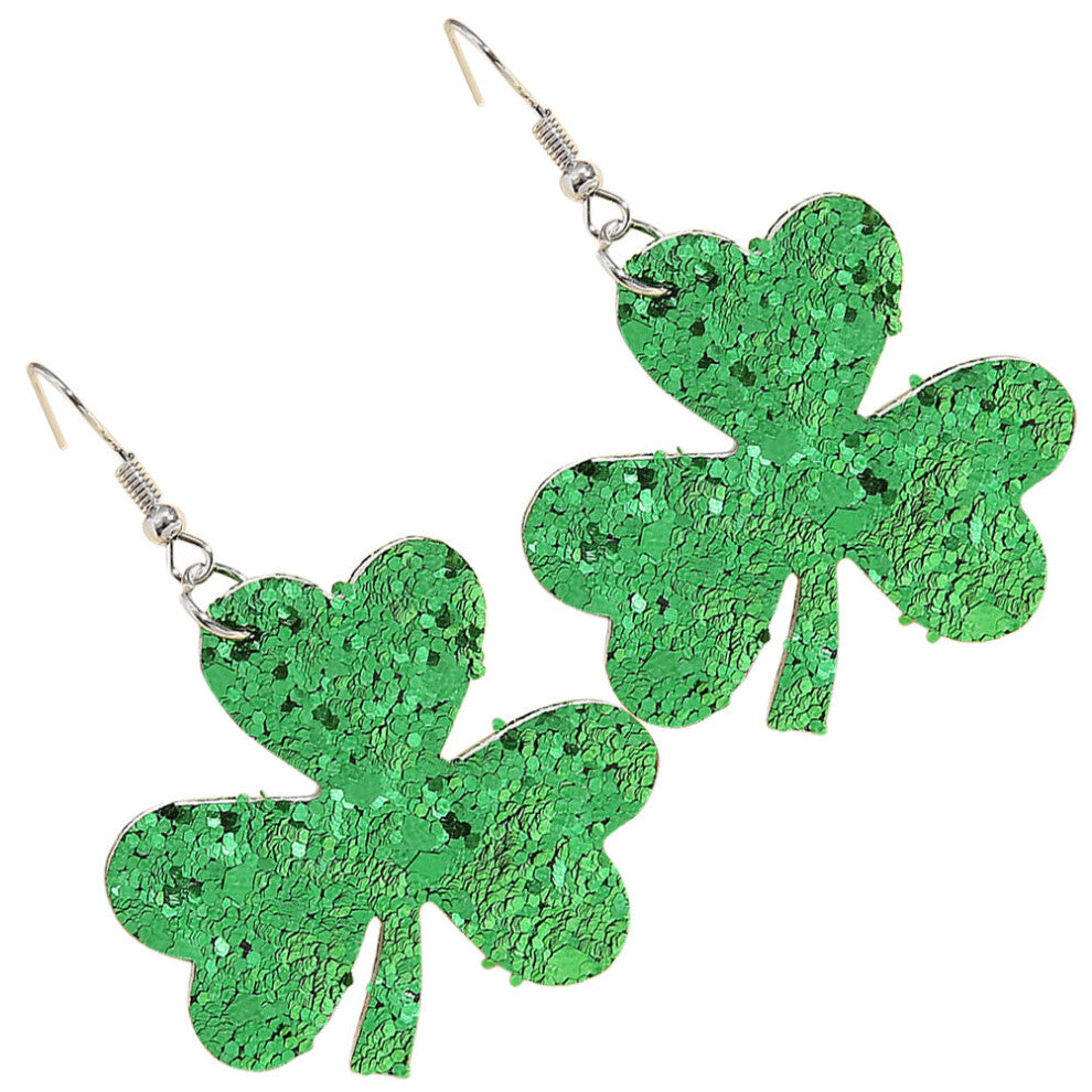 5 Pairs Costume Jewellery For Women Earrings Clover Shamrock Jewelry