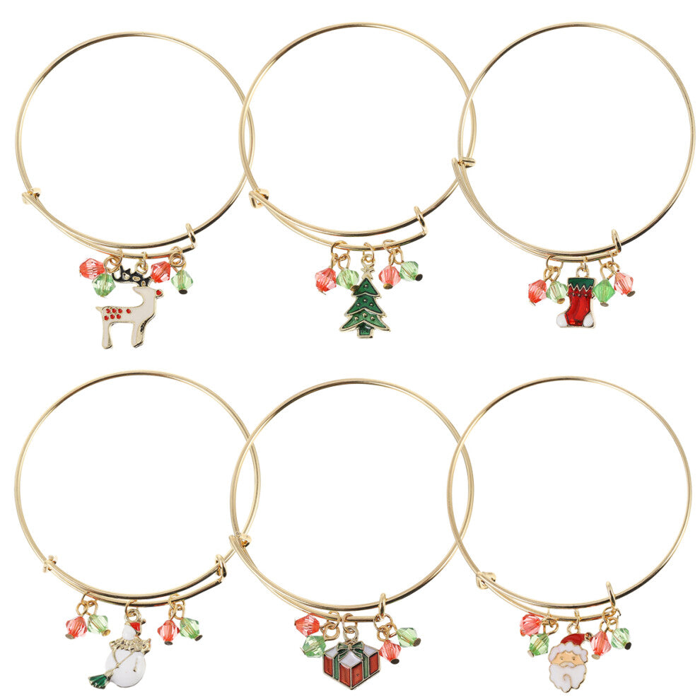 2 Pack Holiday Jewellery For Women Bracelets Christmas Xmas Wrist
