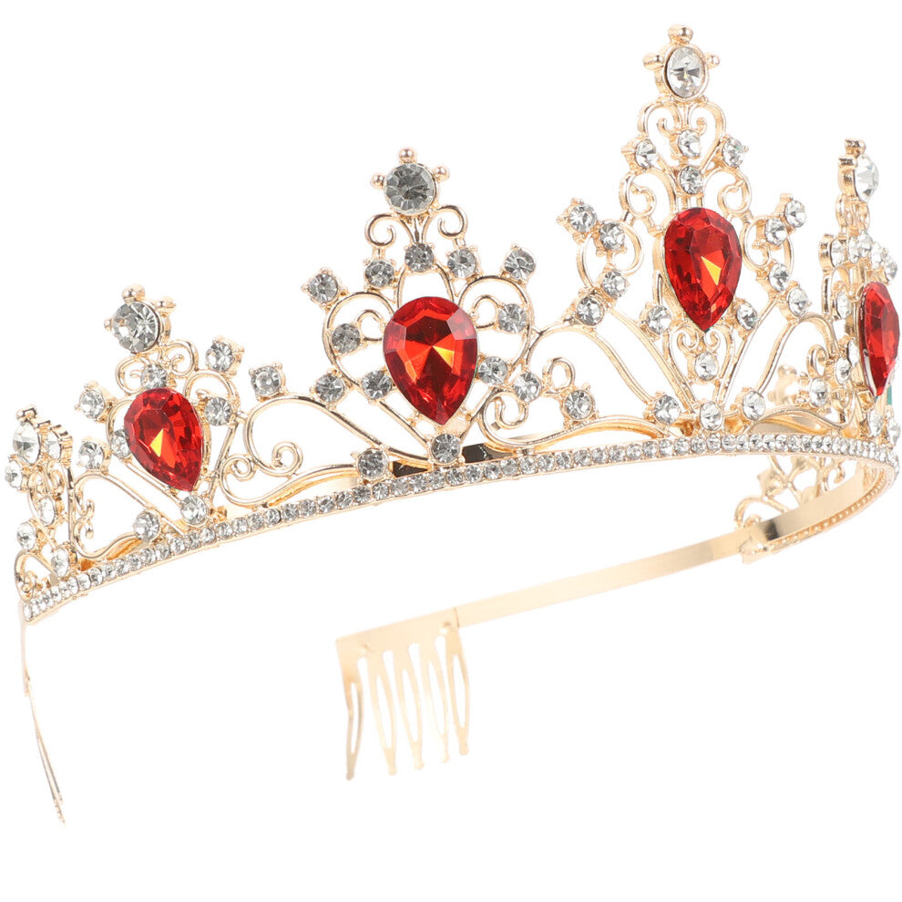 2 Count Crown Hair Wreath Tiara For Women Wedding Accessories Bride