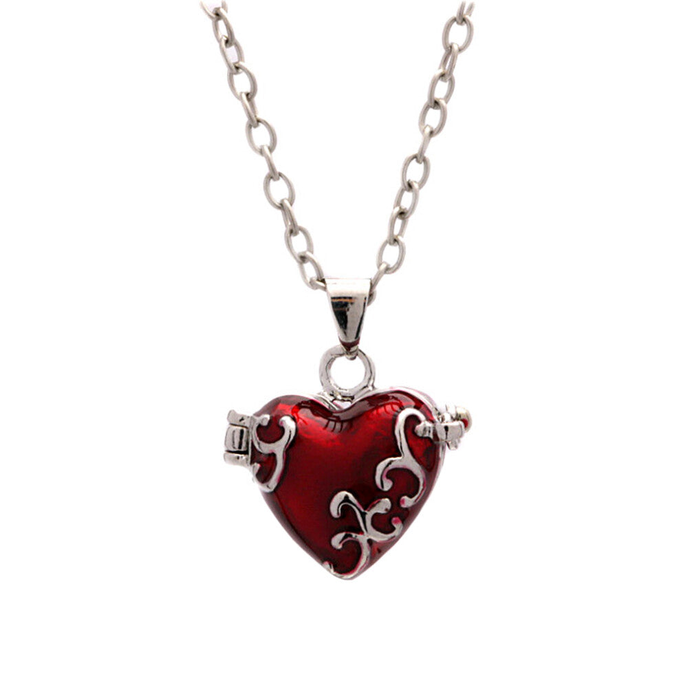 2 Pcs Urn Necklace For Ashes Jewellery Heart Shaped Jewelry Cremation