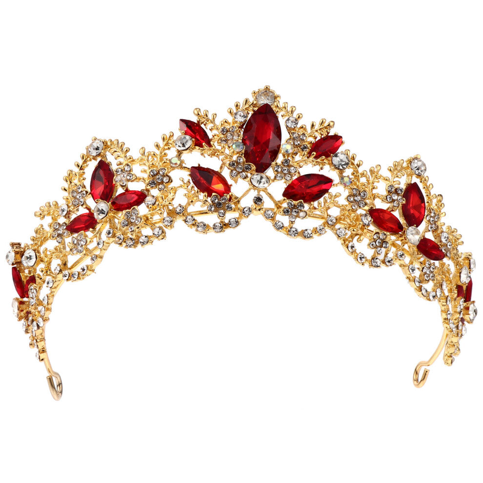 3 Pieces Bridal Hair Accessories Crown Rhinestone Headband Bridesmaid