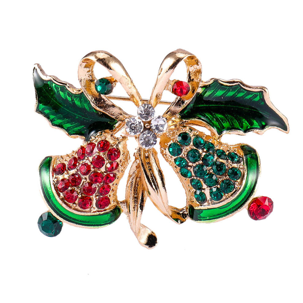 3 Count Bell Shaped Clothes Corsage Christmas Costume Accessories