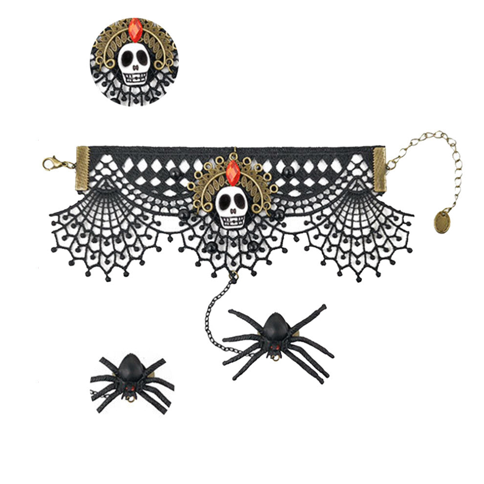 Spider Halloween Accessories Adult Women Bracelet For Hand Chain