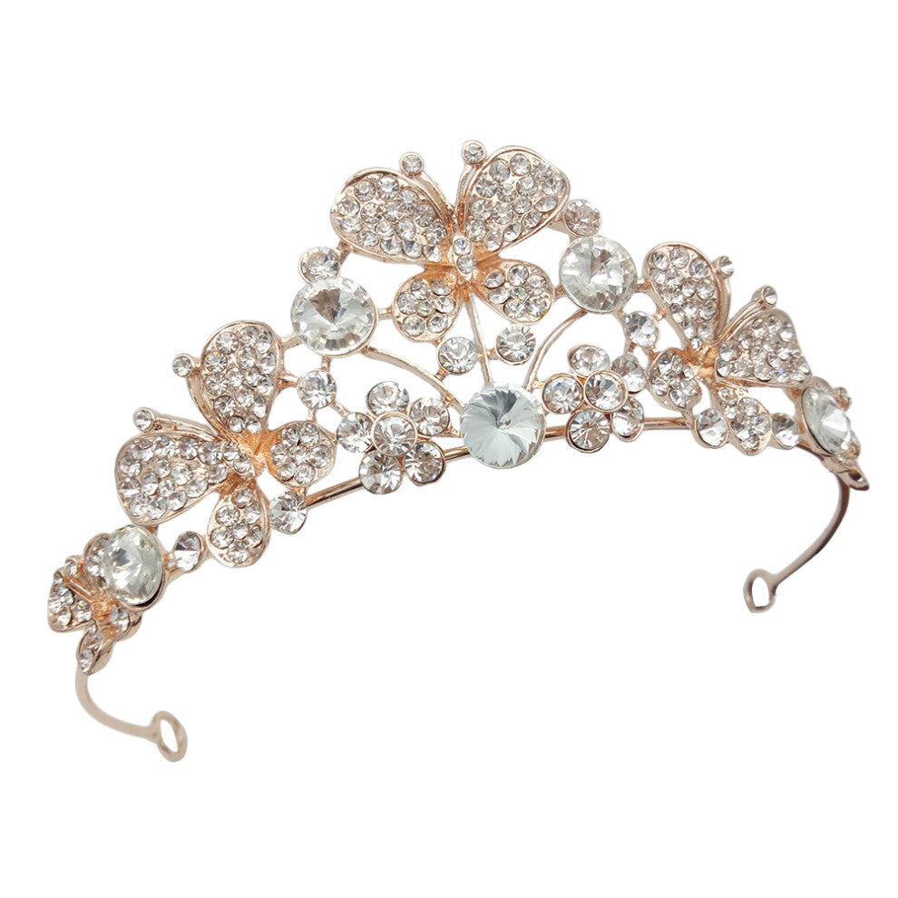 Crystal Crown Tiara Child Bridal Wedding Party Headpiece Accessories