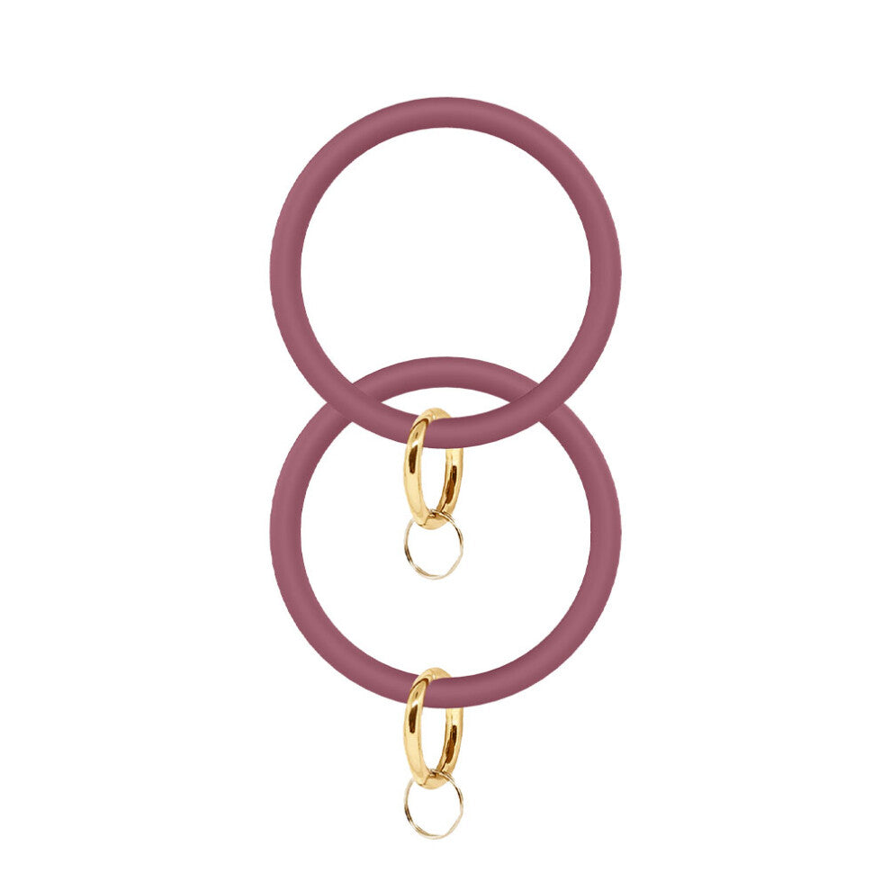 Silicone Key Ring Accessories Wristband Multi 2 Pcs