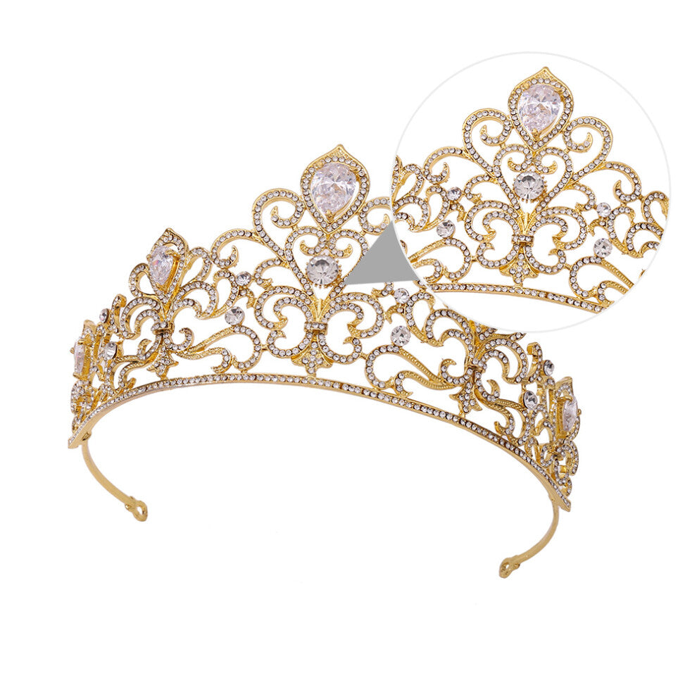 Princess Crown Tiara Bridal Hair Accessories For Women
