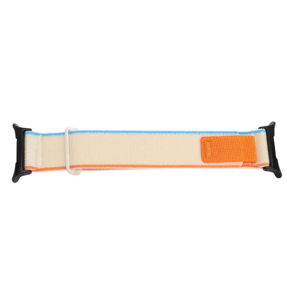 Nylon Loop Strap Wristband for Galaxy Watch 7 Ultra 47mm - Cream White