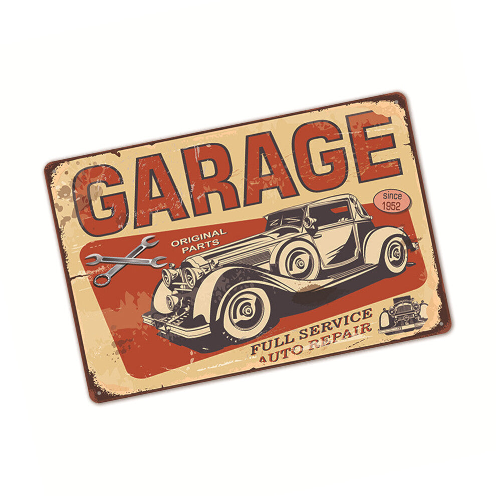 Retro Iron Tin Sign 30x20cm Wall Decor for Home Bars and More