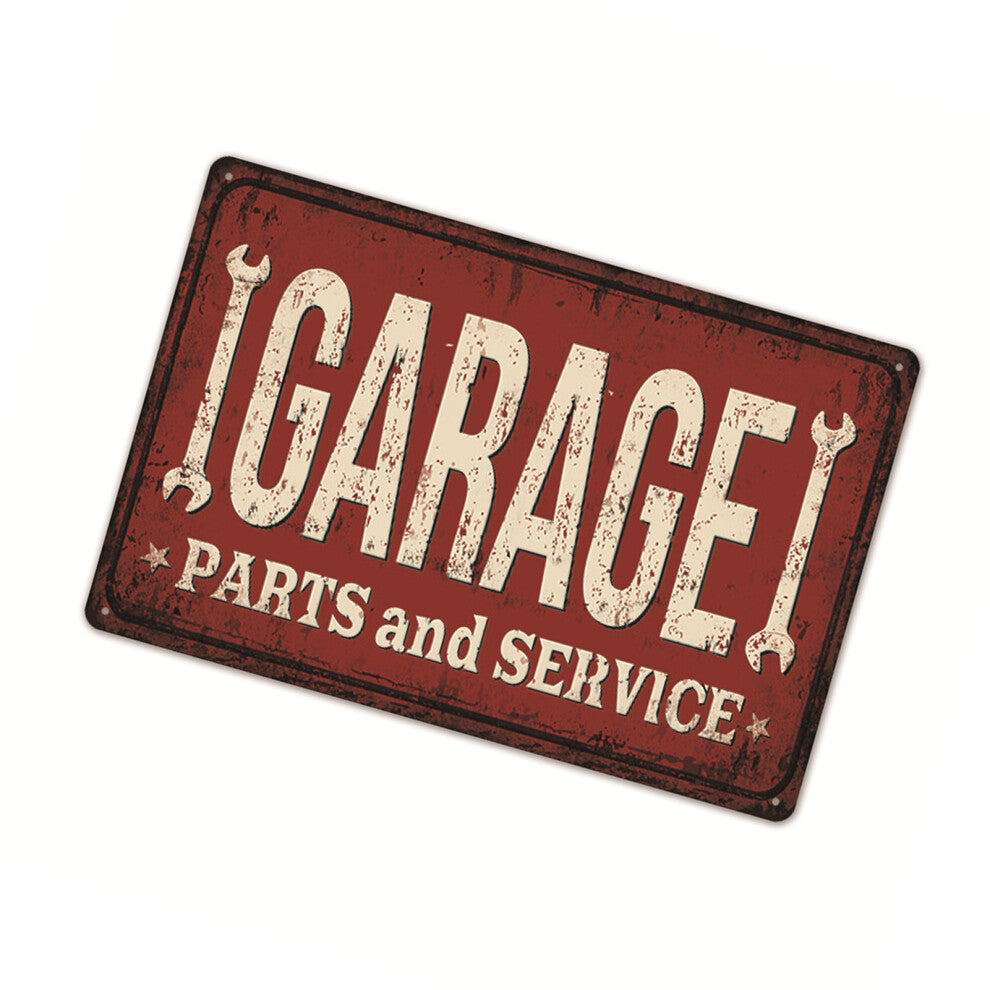 Retro Iron Tin Sign 30x20cm Wall Decor for Home & Bars