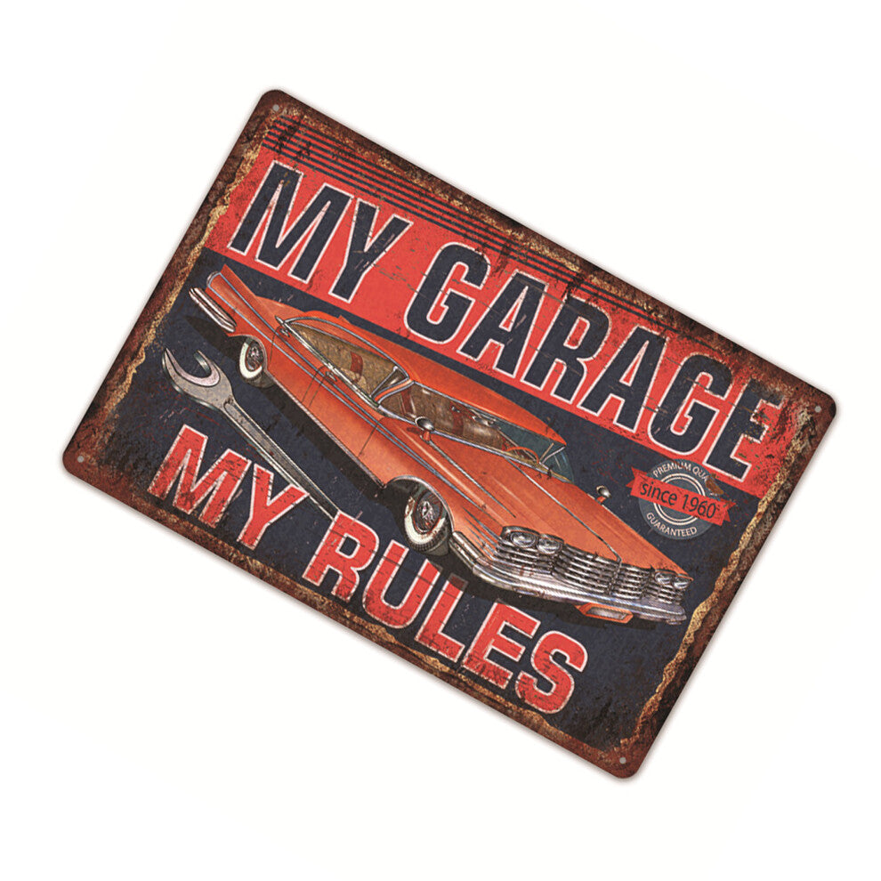 Retro Iron Tin Sign Wall Decor 30x20cm Home & Bar Sign 11142(12)