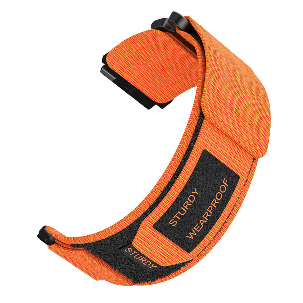 Athletic Nylon Wristband for SmartWatches Nylon-18mm Orange