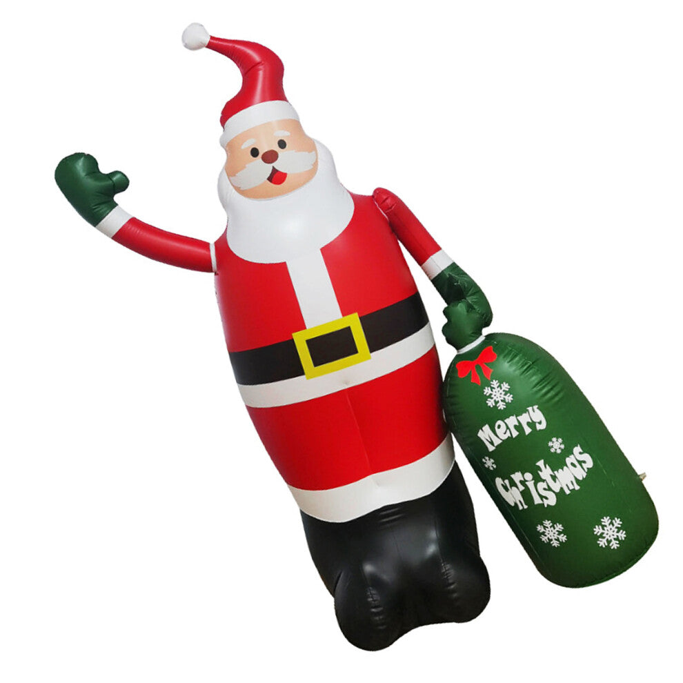 Inflatable Santa Outdoor Decor 250cm LED Light Yard Decoration