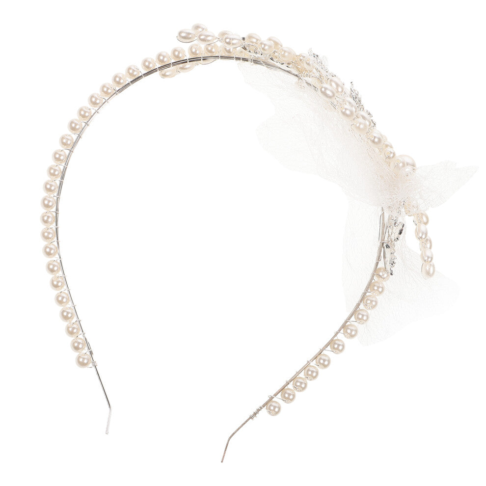 3pcs Bridal Headband Crystal Pearls Hair Band Wedding Accessories