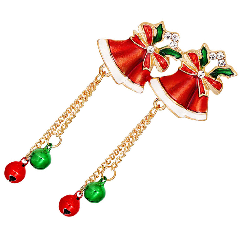 4pcs Christmas Brooch Pin Lapel Backpack Decor
