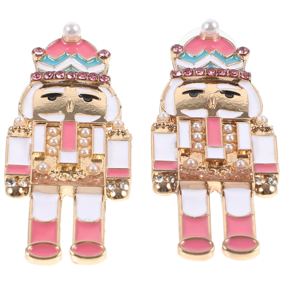 5 Pairs Nutcracker Dangle Earrings Women Jewelry