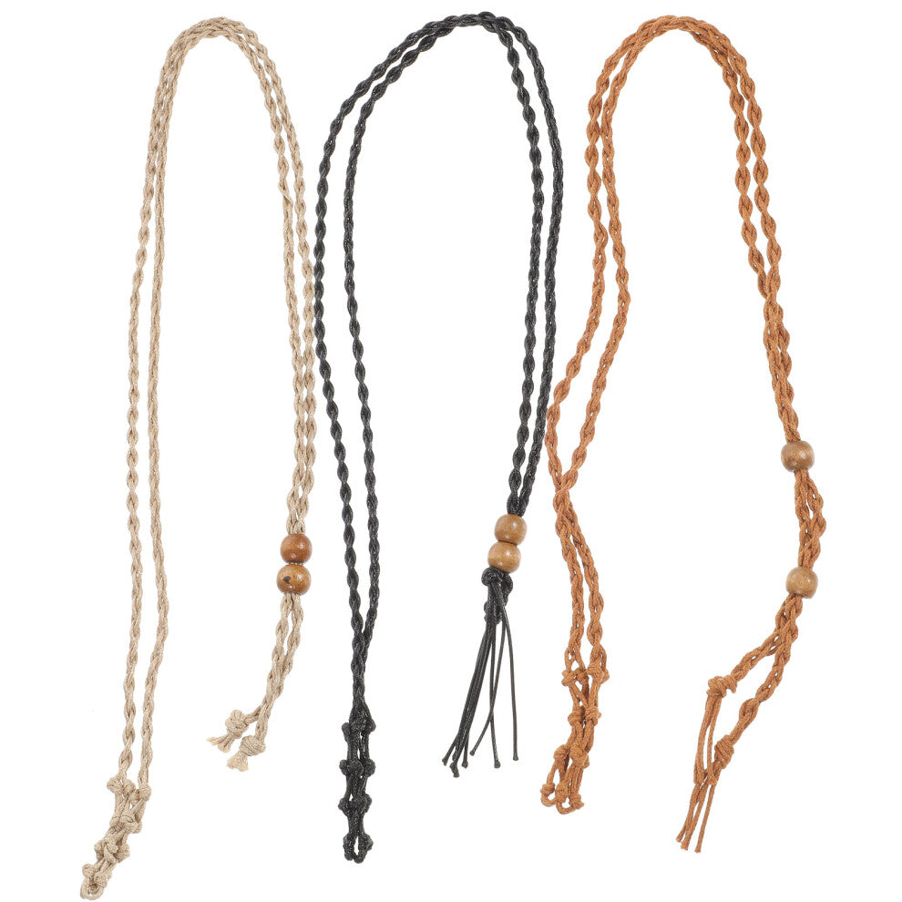 6 Pcs Necklace Cord Empty Stone Holder Crystal Pendant Cage