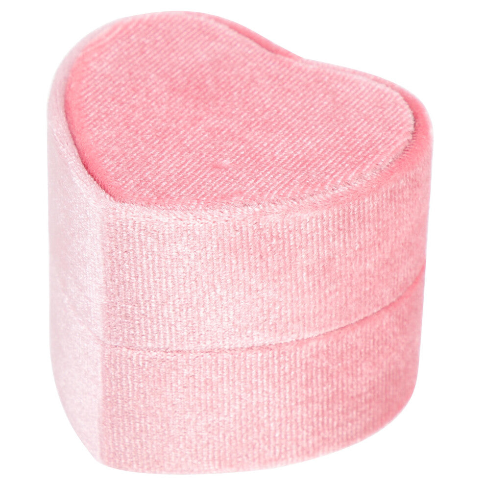 5pcs Ring Case Box for Engagement Heart-Shape Organizer