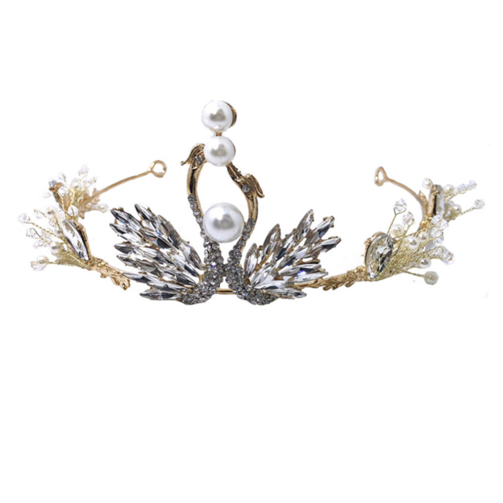 2pcs Crystal Tiara Hair Accessories for Wedding Party