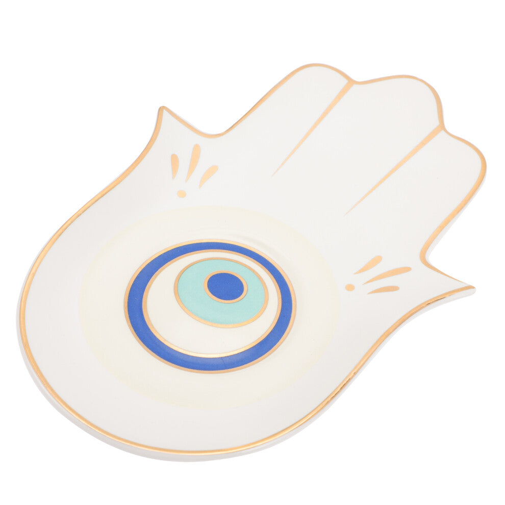 2pcs Desktop Jewelry Display Tray 's Eye Print White