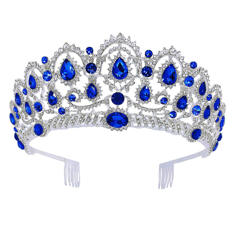 3pcs Crown Headdress Crystal Hairband Wedding Accessories