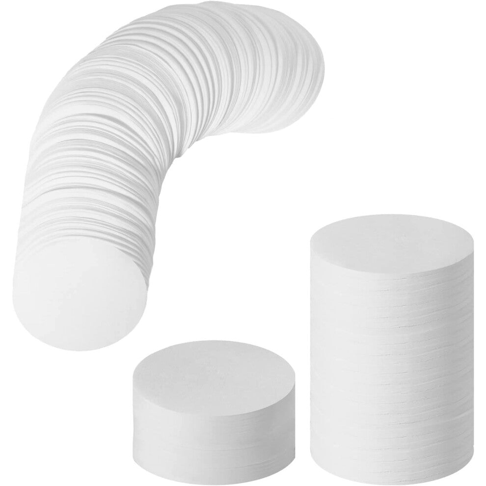 400 Count Round Disposable Coffee Filters Compatible with Aeropress Micro-Filters for Brewing Tea and Coffee White