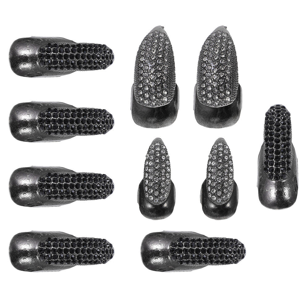 40 Pcs Finger Ring Fingertip Nail Costume Accessories