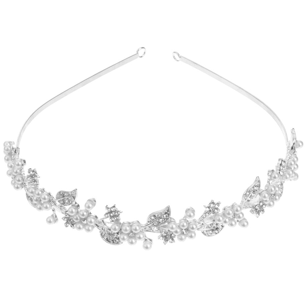 3pcs Wedding Bridal Rhinestone Pearl Tiara Hair Accessories