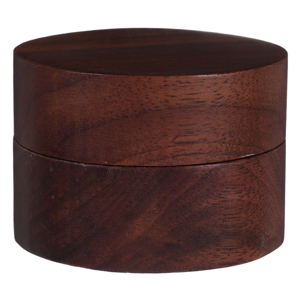 2pcs Handmade Wood Ring Box with Lid for Engagement Wedding Bands