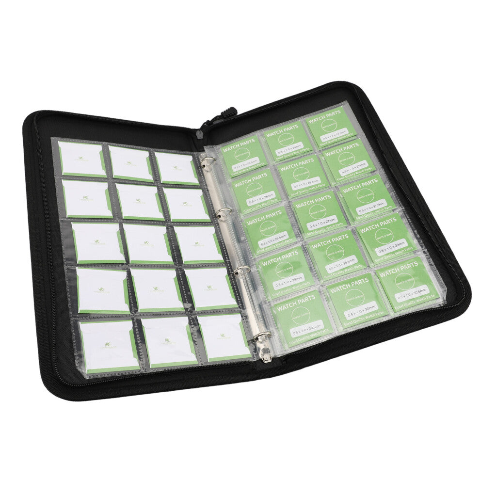 49pcs White Rubber Watch Gaskets Set 0.51.0mm 16-40mm Accessories