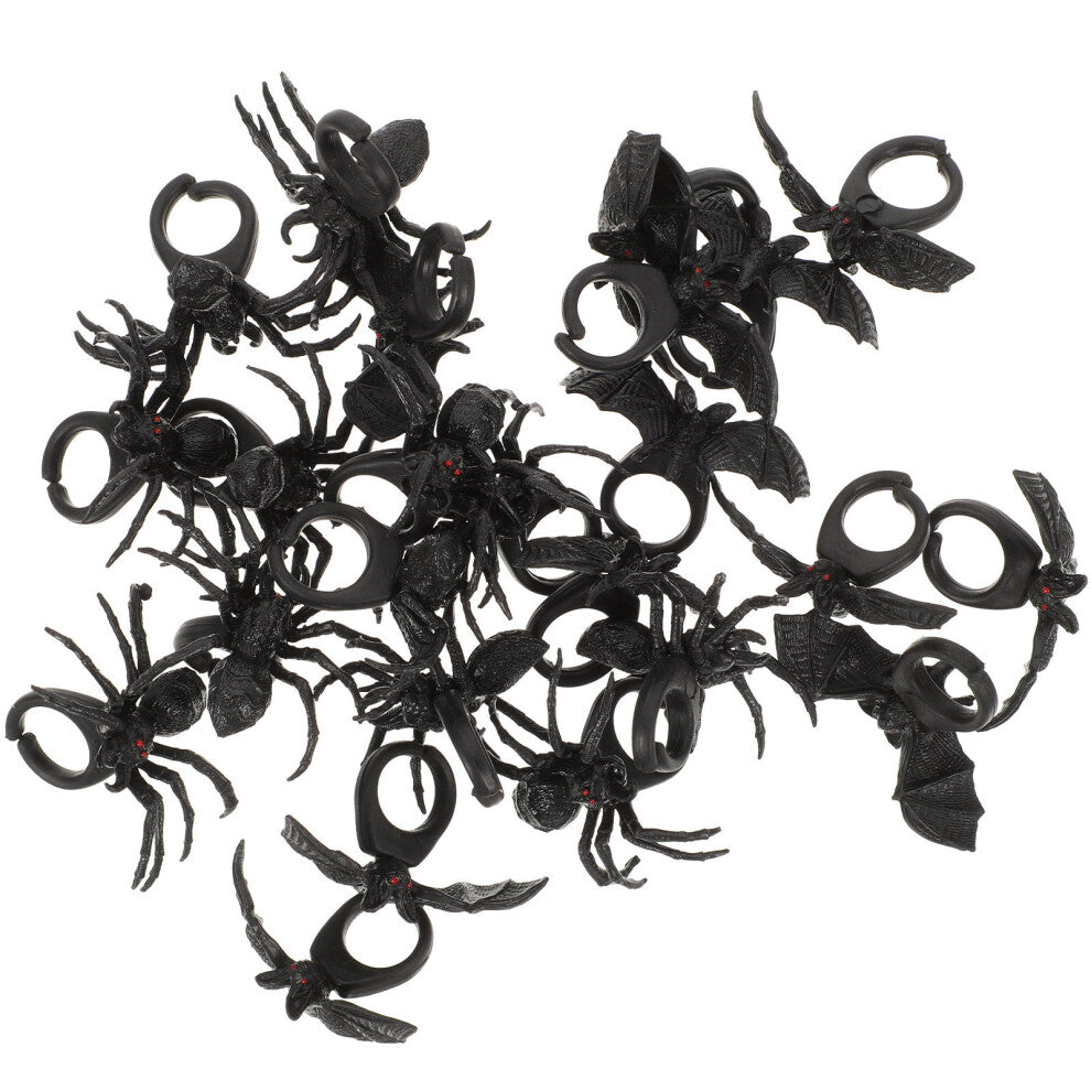 48 Pcs Halloween Party Hand Accessories Trick or Rings