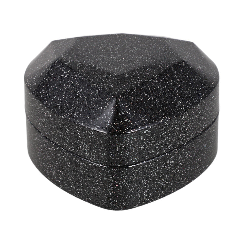 Heart Shape LED Engagement Ring Box with Light