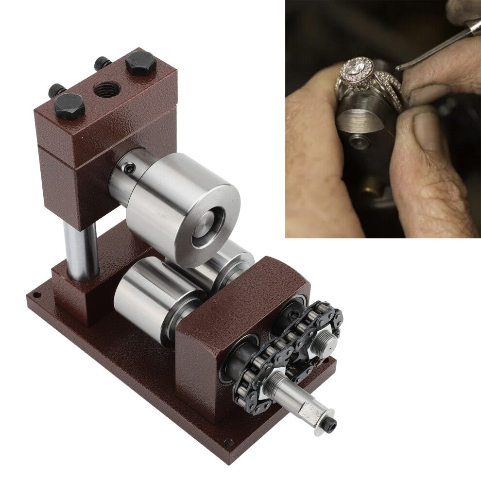 Manual Rolling Mill Machine Metal Jewelry Press Tabletting Tool