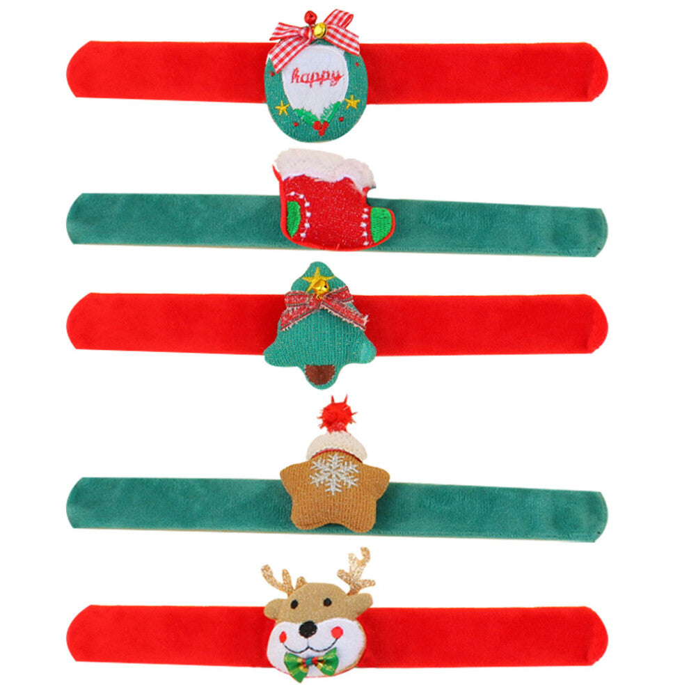 25 Pcs Christmas Slap Bracelets Wear-Resistant Kids Toys
