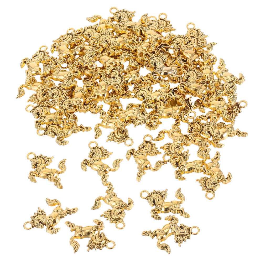 60pcs Horse Pendant Charms DIY Jewelry Making Year of the Horse