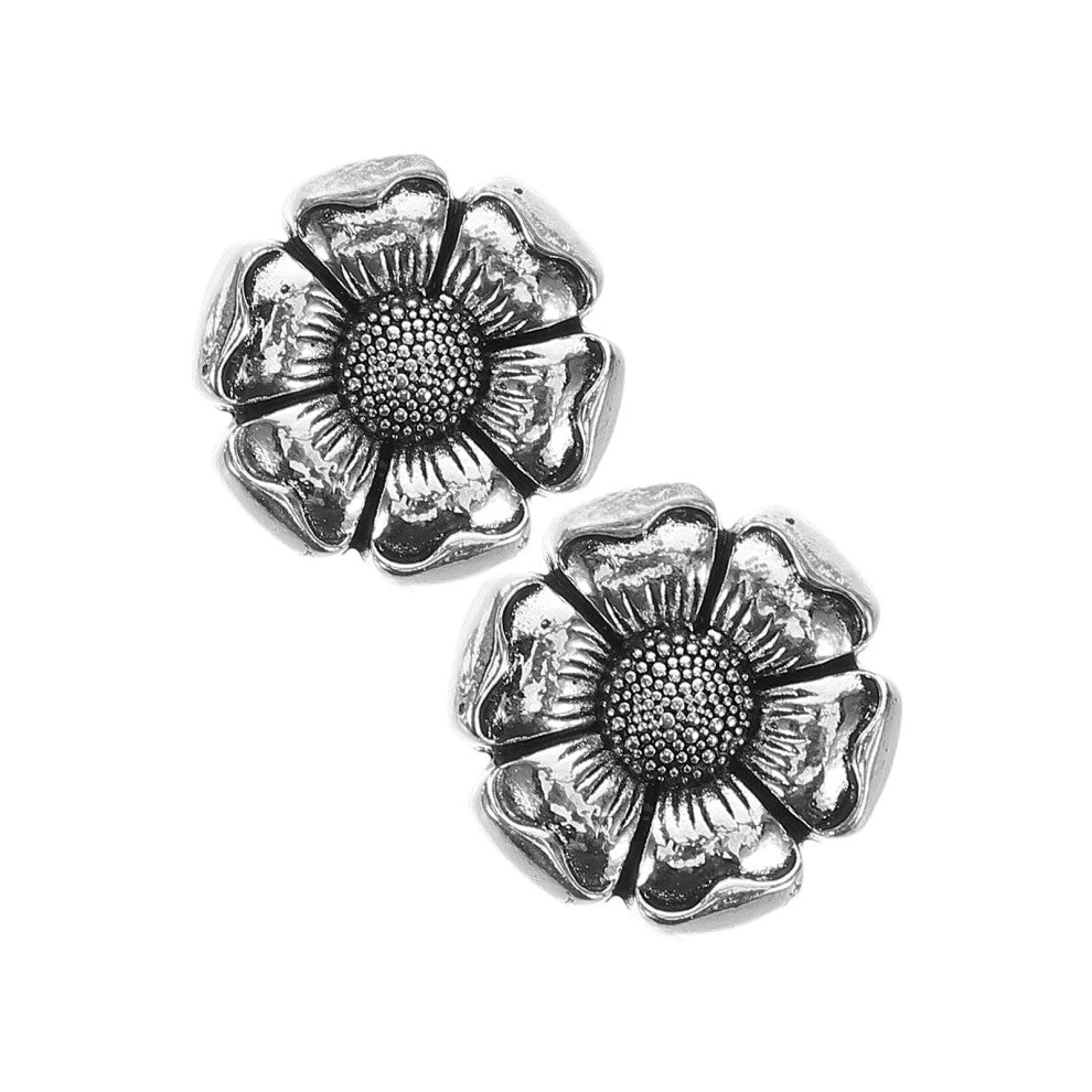 2pcs Women Cuff Links Alloy Retro Shirt Buttons Decorative Accessories