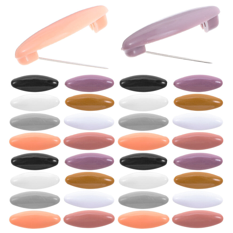 40pcs Non-Slip Safety Pins for Scarves Shawls Hijabs