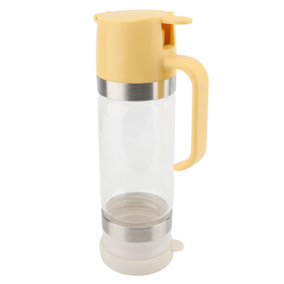 Honey Dispenser No Drip 300ml - Leakproof Maple Syrup and Honey Glass Bottle with Handle for Kitchen and Restaurant Use