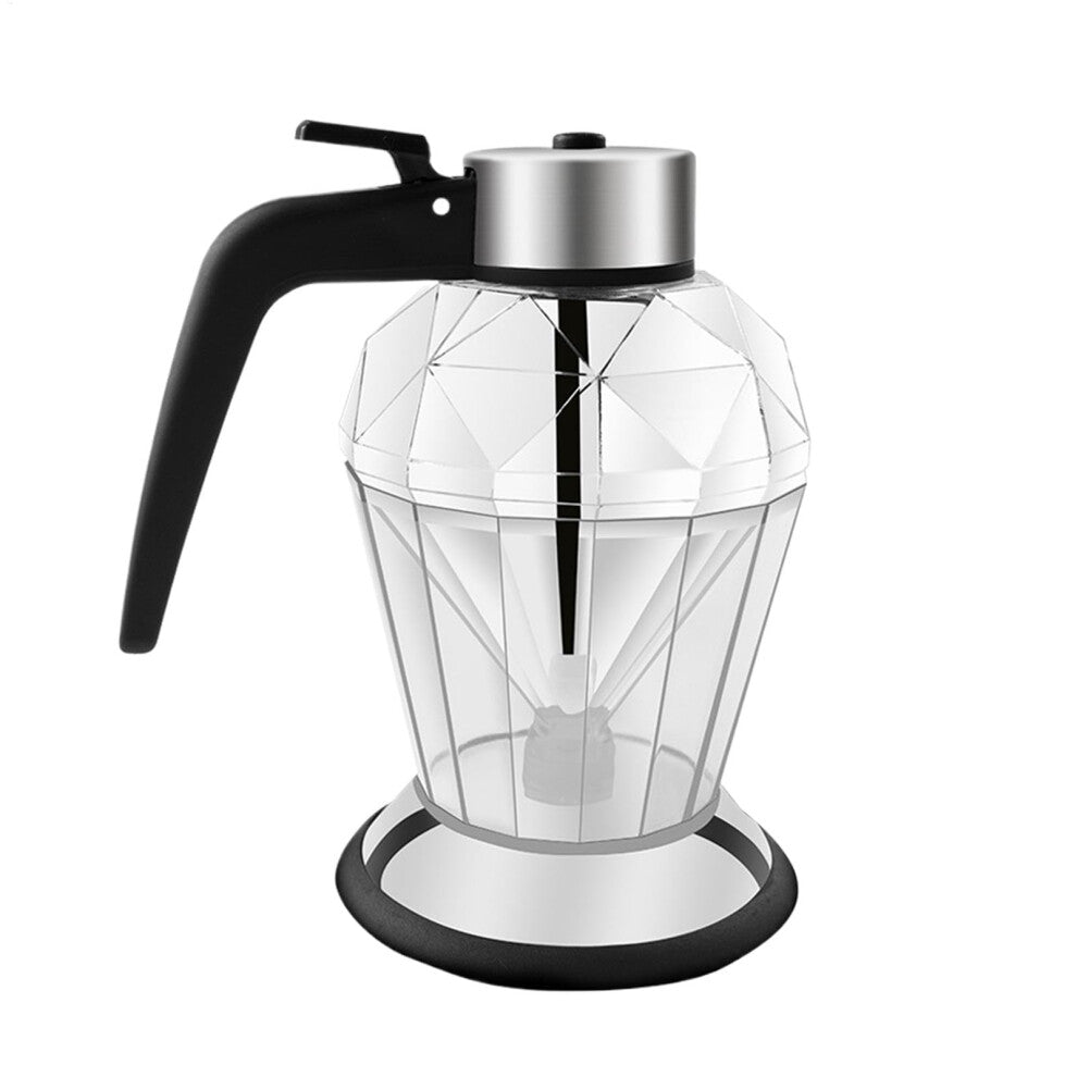 Glass Honey Dispenser 200ml No Drip Jar for Honey Maple Syrup Olive Oil Condensed Milk Multipurpose Sauce Dispenser