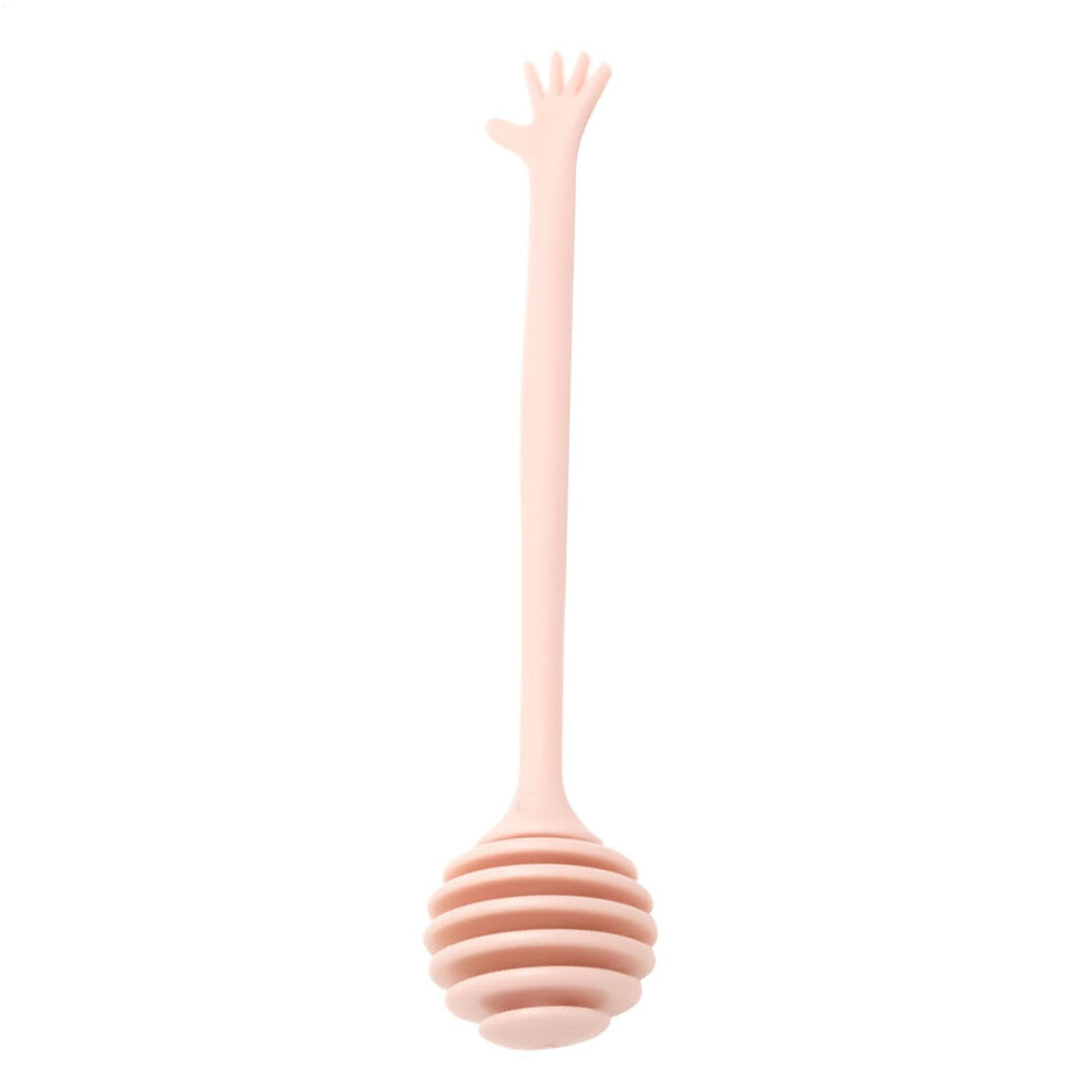 Honey Stirrer for Mixing Honey Water and Milk Tea, Pink Honey Spoon, Coffee Stirrer, Honeycomb Stick for Spreading Jam
