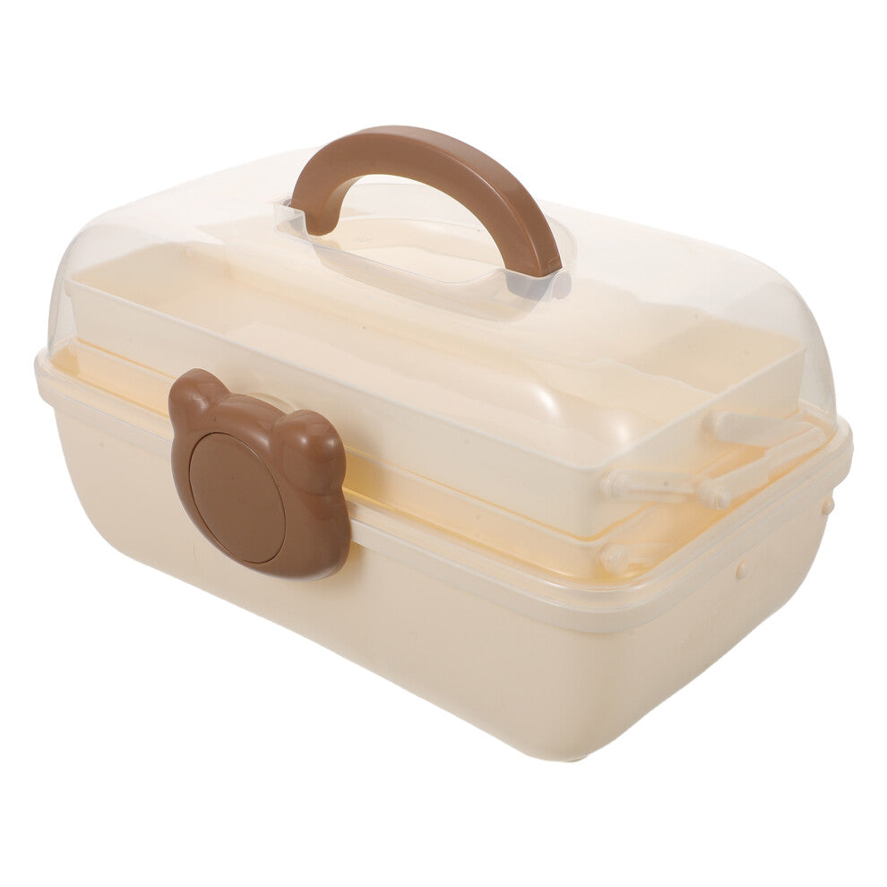 Three Layer Storage Box Organizer for Hair Accessories and Crafts