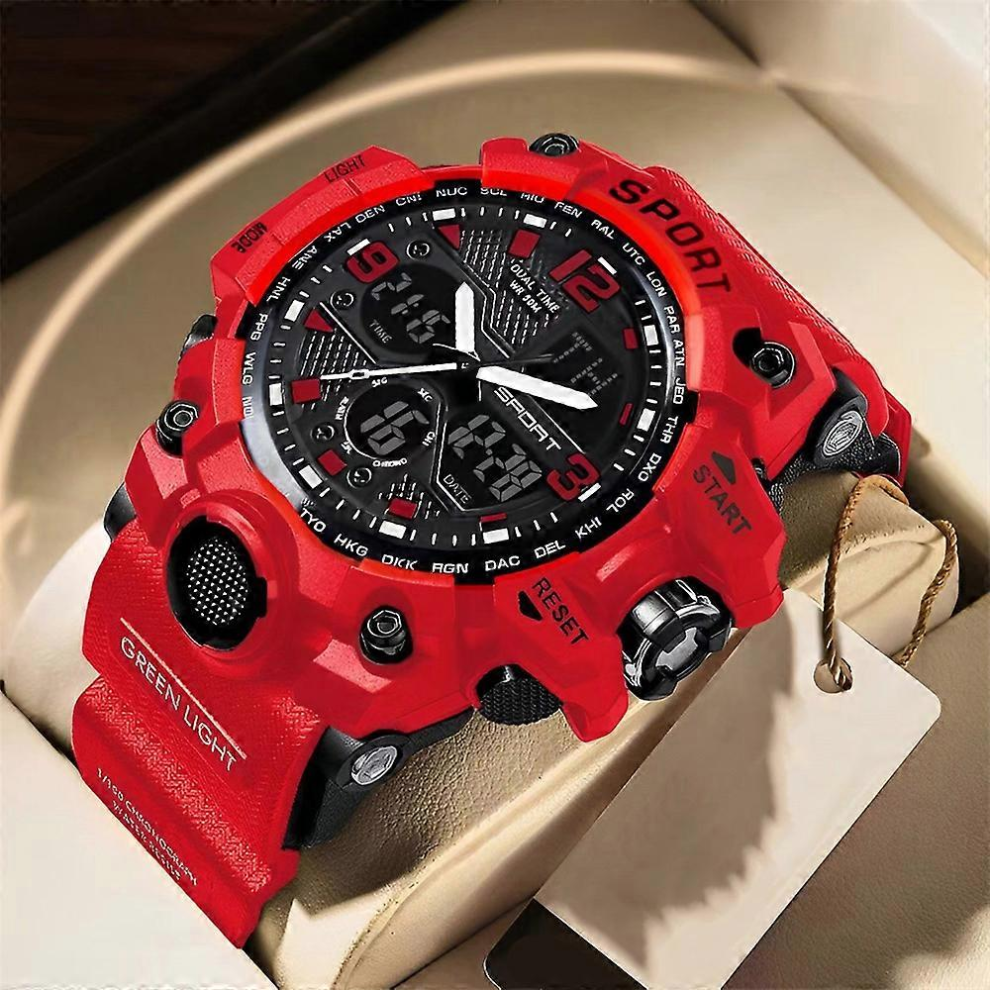 Mens Waterproof Watch Sport Analog Quartz Digital Wrist Watches